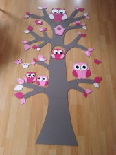 Familie uilenboom roze